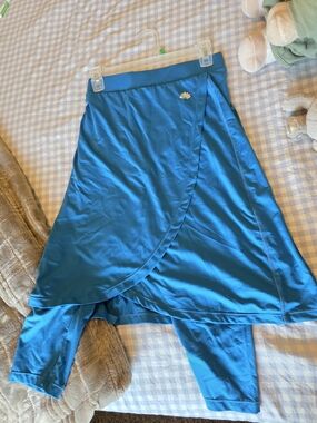 Snoga Atheltics Faux Wral Skirt with Built-In Leggings